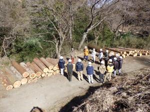 土場見学