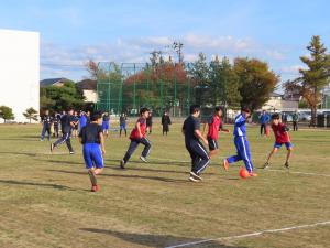 デフサッカー教室野外