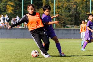 岩渕亜依さんによるサッカー教室2