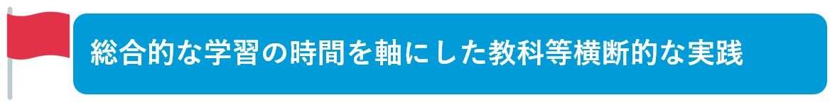 総合的な学習の時間を軸にした教科等横断的な実践