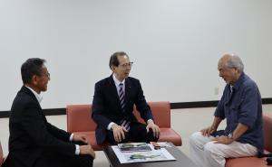 水中写真家・中村征夫氏表敬訪問写真１