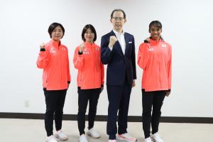 東京2025世界陸上競技選手権大会出場　松本奈菜子選手・井戸アビゲイル風果選手による大会結果報告写真２