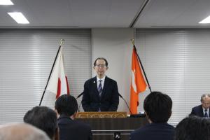 11月臨時会閉会の知事挨拶の写真