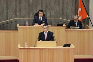 一般質問（今井久敏議員）の写真