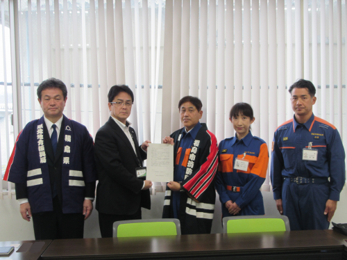 協力要請活動の写真