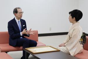 遠藤千晶氏表敬訪問画像１