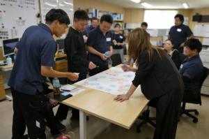 伴走支援の様子－