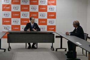 ライオンズクラブ国際協会３３２－Ｄ地区ガバナー表敬訪問写真1