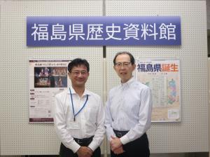 県歴史資料館県政１５０周年記念資料展視察写真2