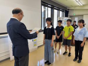 任命式の様子①