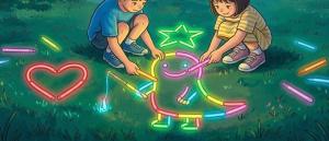 サイリウムアートイメージ１