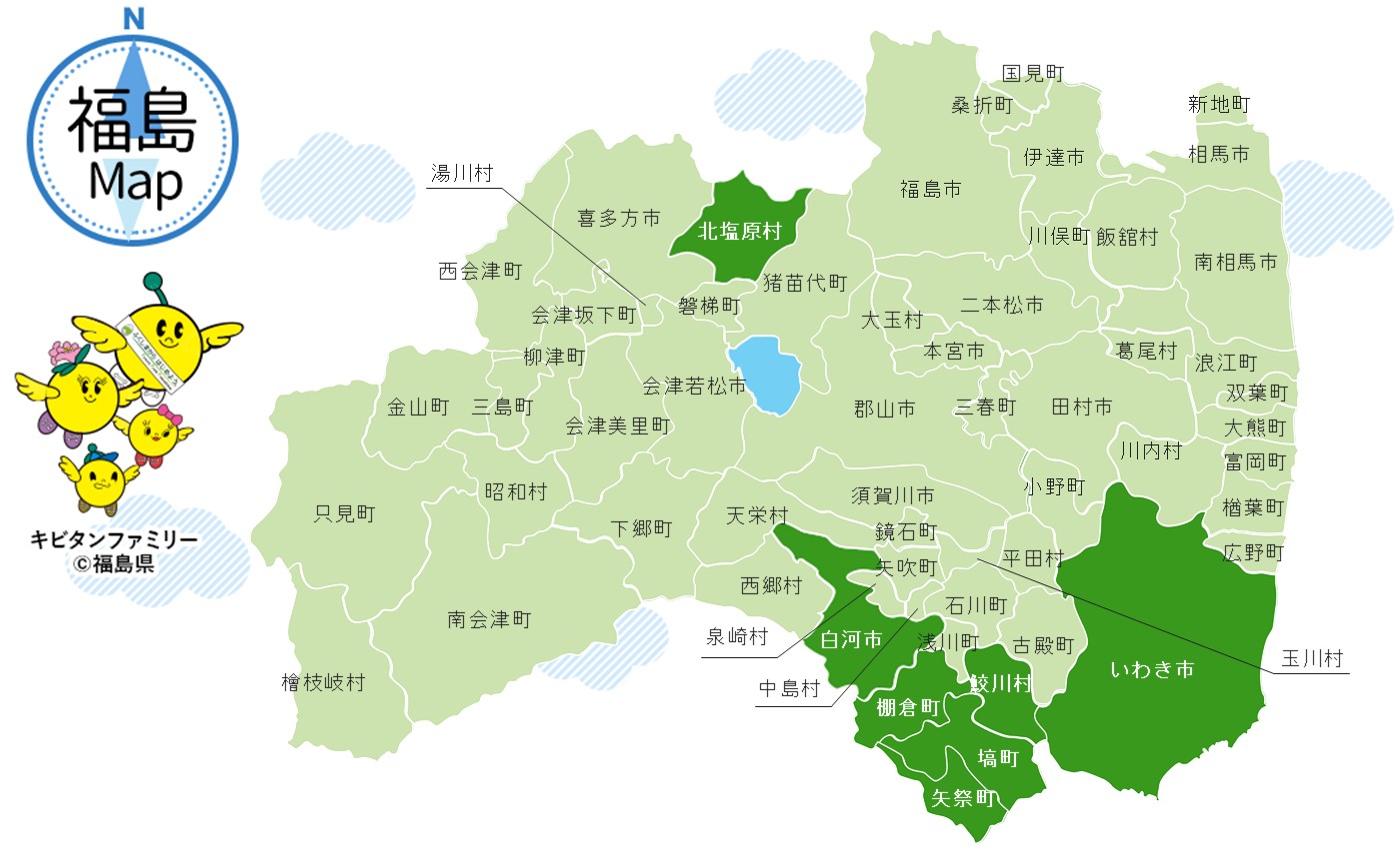 福島県Map