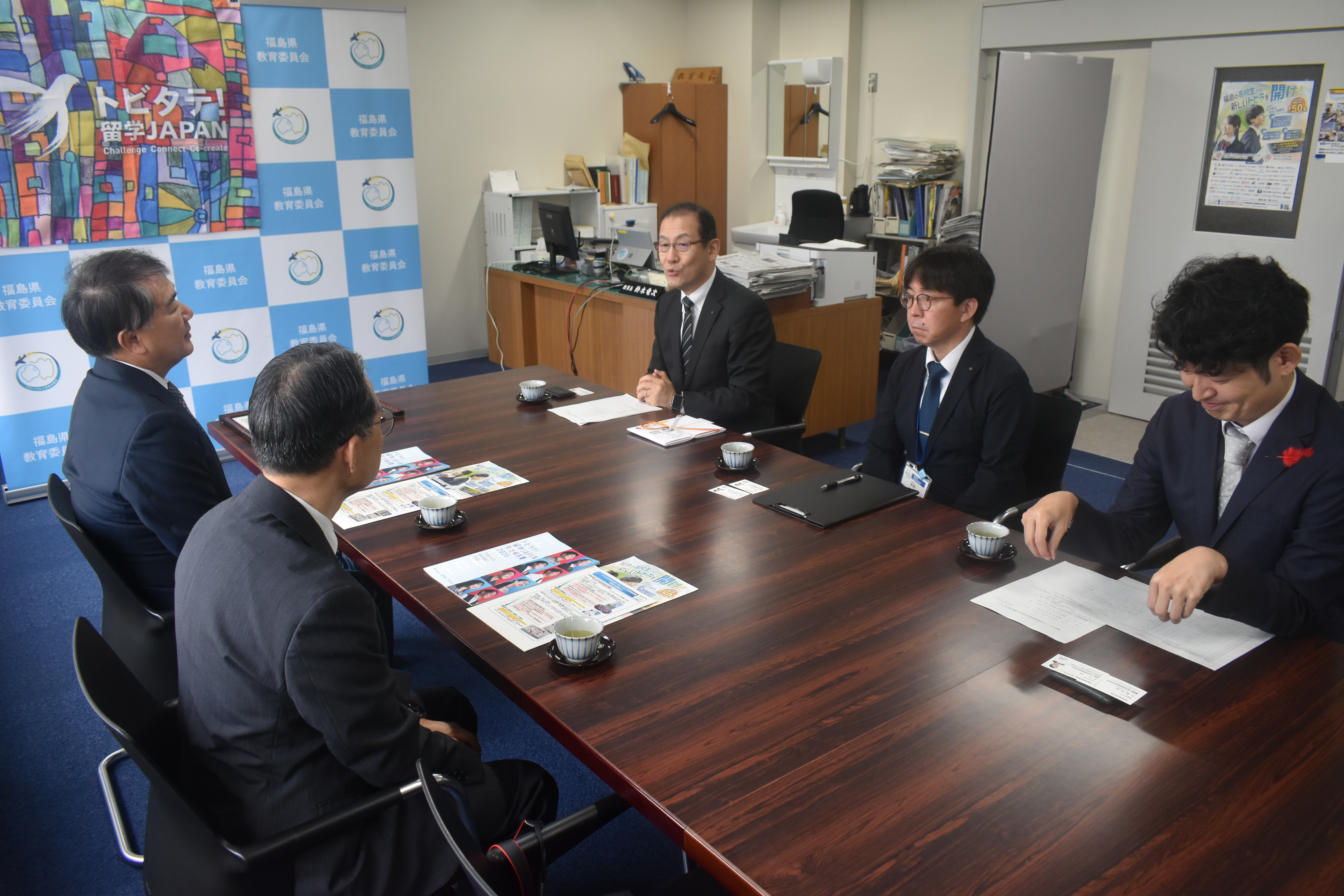 本事業へ寄附くださった思いをお話しくださいました。（写真(2)）