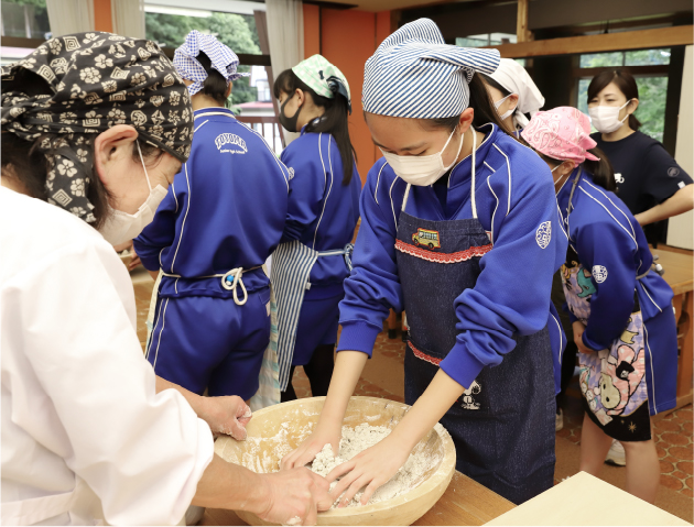 檜枝岐名物「はっとう」作り体験